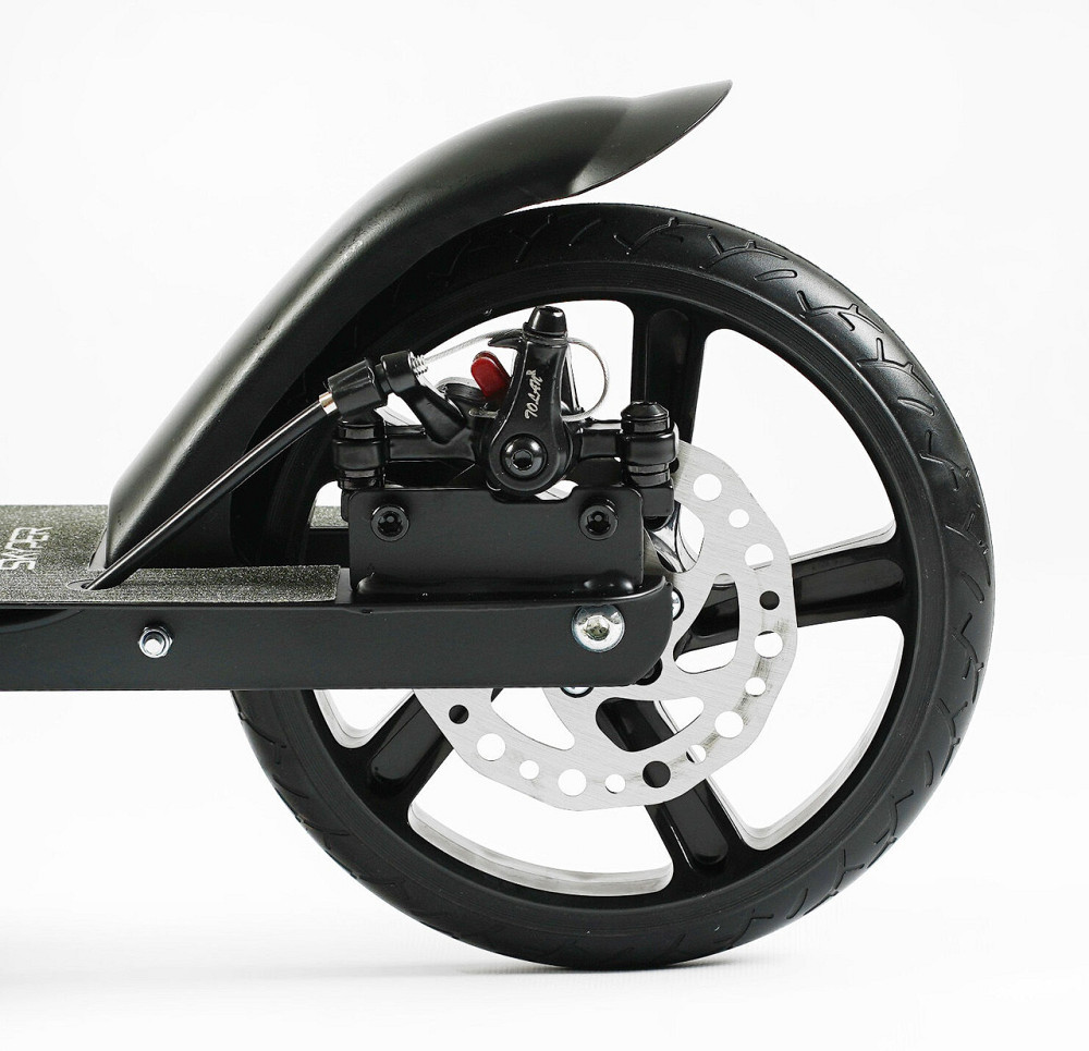 Самокат двоколісний Skyper Unic ручне дискове гальмо одне переднє амортизатор Помаранчевий (UN-25002) Чернігів - фото 4