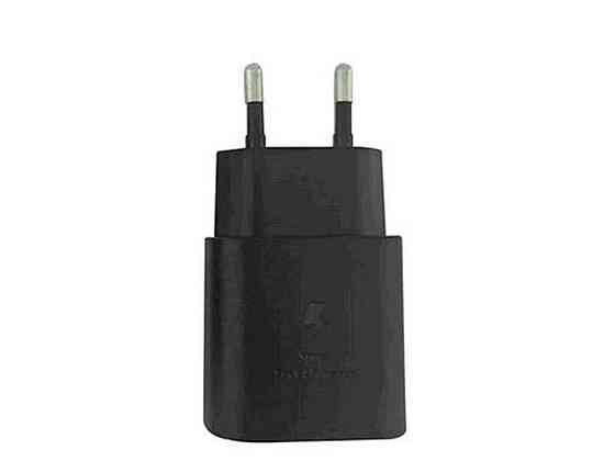 Сетевое зарядное устройство PD Type-C S style PD25W (N L) Черное в т.п. ТМ GERLAX Киев