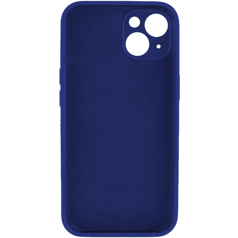 Чохол для iPhone 15 Silicone Full Case, Темно-синій Київ - фото 2