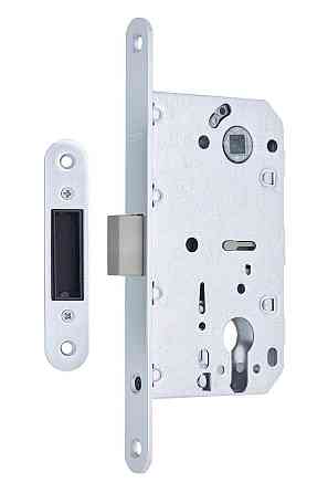 Магнітний замок для міжкімнатних дверей Gavroche GR 85M-EC CP хром зі зворотньою планкою Київ