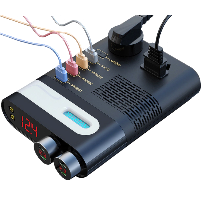 Автомобильный инвертор Asometech 12V 220V 200w Сетевой фильтр Винница - изображение 1