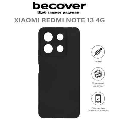 Чохол до мобільного телефона BeCover Xiaomi Redmi Note 13 4G Black (710646) Вінниця