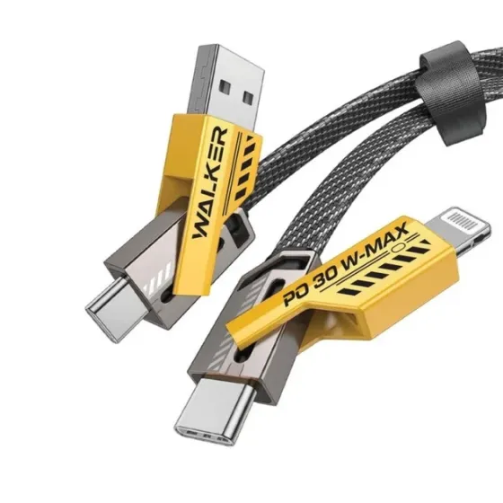 Кабель для быстрой зарядки 4 в 1 PD 60W шнур трансформер для зарядки гаджетов 1,5 метра Запоріжжя