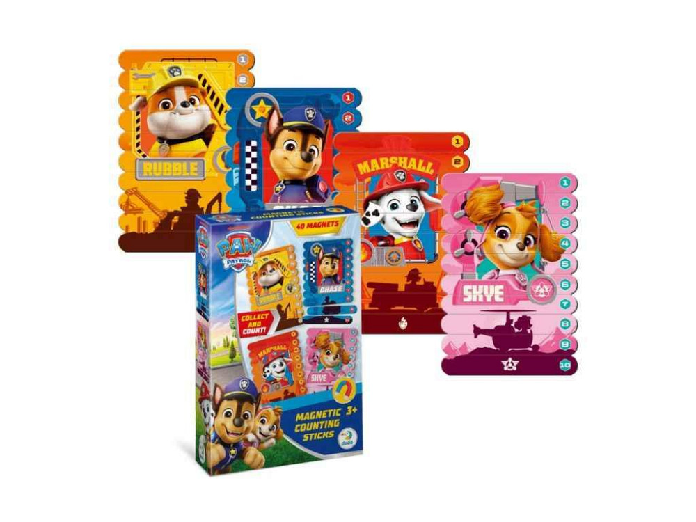 Палички магнітні Paw Patrol для рахування Герої-рятувальники 40ел. 200652 ТМ DODO Київ - фото 1