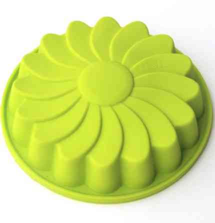 Молд силиконовый для выпечки Ромашка 225 мм салатовый Киев