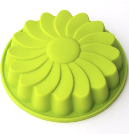 Молд силиконовый для выпечки Ромашка 225 мм салатовый Киев - изображение 3