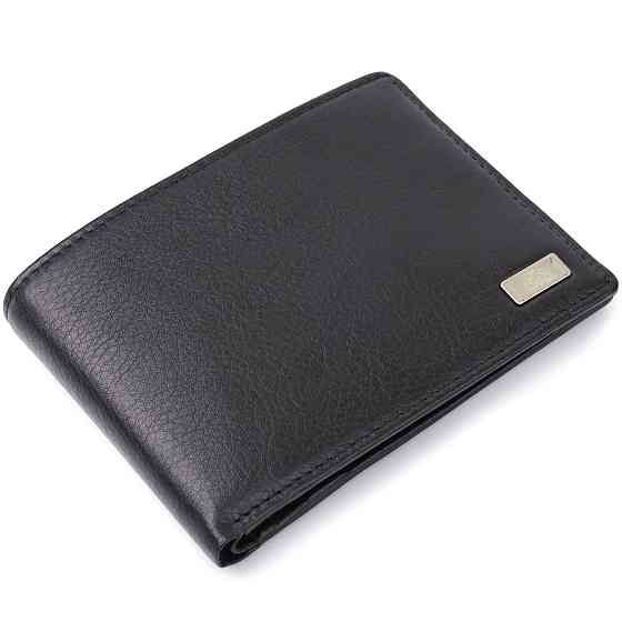 Мужской кошелек без застежки из натуральной кожи Tony Perotti 20843_1 (534+rfid nero) Черный Киев
