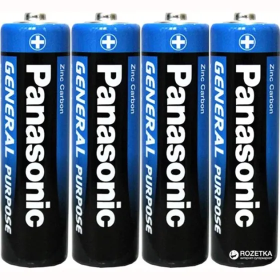 Батарейка Panasonic AAA R03 Zinc Carbon, Blue Львов