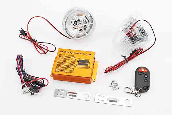 АУДІО-блок (МРЗ-USB / SD, пультДУ, сигналізація) + колонки 2шт (прозорі) Київ