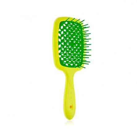 Гребінець SUPER BRUSH Неоново-зелена Janeke Вінниця