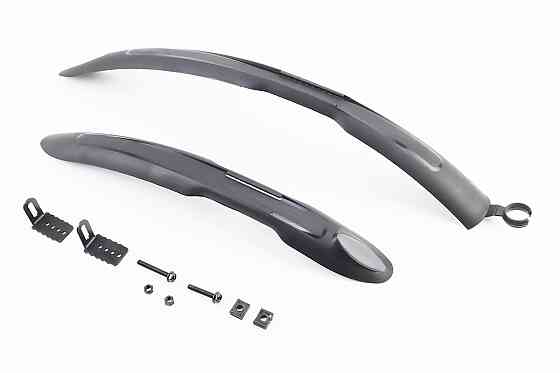 Крила пластмасові 26" MTB довгі, чорні HN26A/HN26B Бершадь