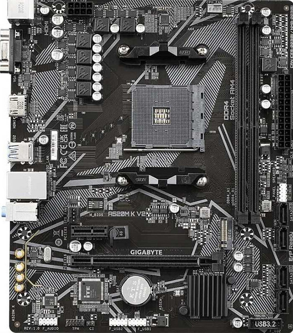 GIGABYTE A520M / Ryzen 5 3600 / БЕЗ ОЗУ AM4 AMD Райзен 5 3600 комплект. Харків - фото 2