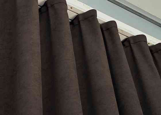 Шторна тканина мікровелюр Petek колір венге 1829ш Київ