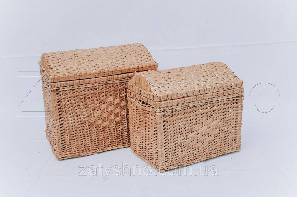 Скриня з лози ручної роботи (у наборі 3) | Київ - фото 3
