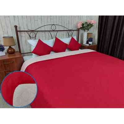 Покривало Руно Двостороннє Cherry Зірка вишневе 150х212 см (360.52У_Cherry зірка) Вінниця