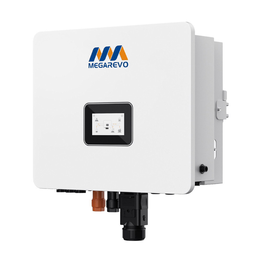 Гібридний однофазний інвертор для сонячних панелей 10kW Megarevo R10KL1DA-G2S 2 MPPT WiFi (42-00239) Київ - фото 12