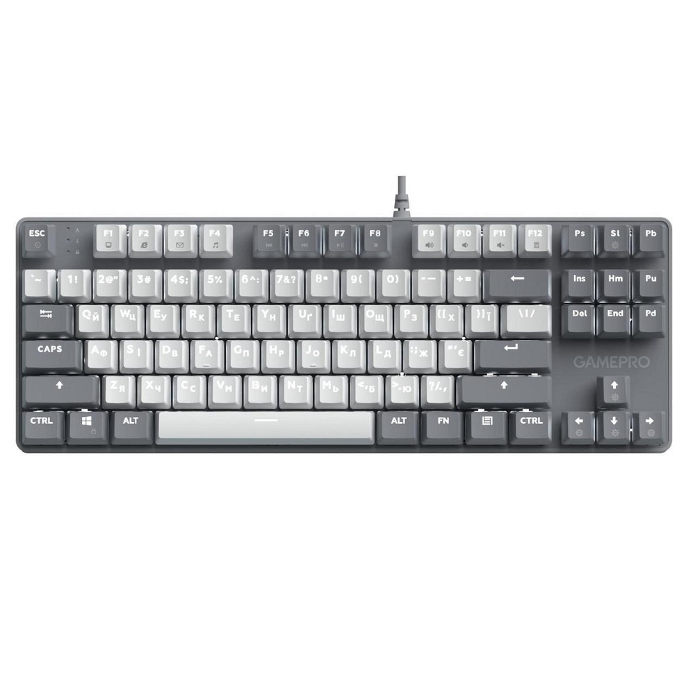 Клавиатура GamePro Genesis Metallic MK110G Outemu Red Swithes USB Gray ( 17405 ) Харків - фото 1