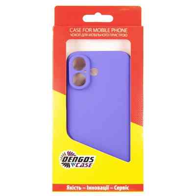Чехол для мобильного телефона Dengos Carbon iPhone 16 (purple) (DG-TPU-CRBN-209) Винница