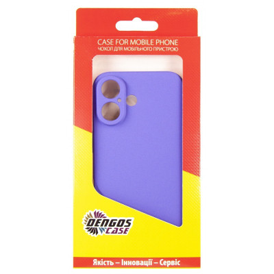 Чохол до мобільного телефона Dengos Carbon iPhone 16 (purple) (DG-TPU-CRBN-209) Вінниця - фото 5