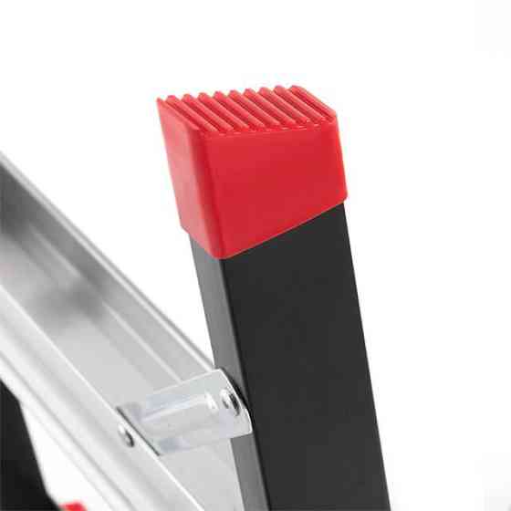 Драбина сталева, 4 сходинки, лоток для інвентарю, висота: 1350 мм, висота: висота до платформи: 850 мм, 150 кг INTERTOOL LT-0054 Київ