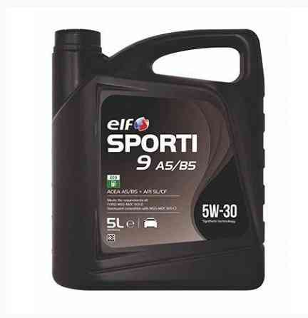 Синтетическое моторное масло Elf Sporti 9 A5/B5 5W-30 5 л SL/CF Винница