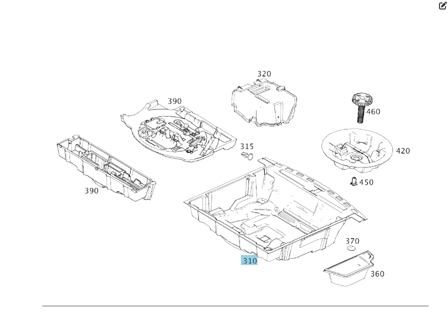 Mercedes-Benz  A2926840400 Обшивка піддону запасного колеса GLE Coupe C292 Одесса - изображение 2