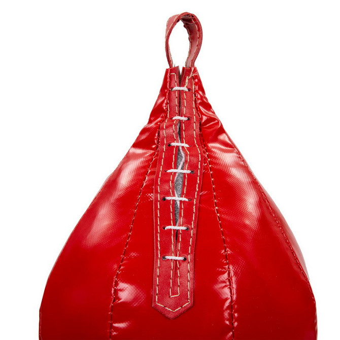 Груша набивная Круглая на растяжках BOXER Миндаль ПВХ Вишнёвое - изображение 4