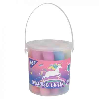 Крейда Yes кольорова Glamour 12 шт JUMBO в відрі (400513) Вінниця