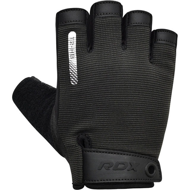 Рукавички для фітнесу RDX T2 Half Black M Каменское - изображение 3