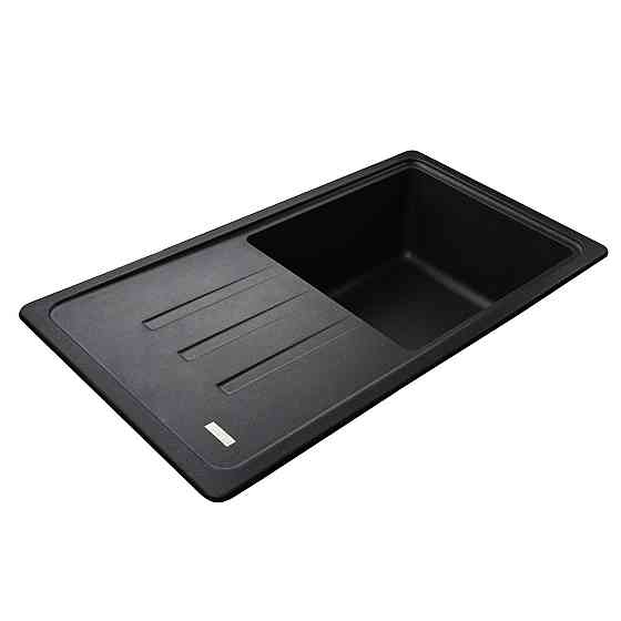 Гранитная мойка Globus Lux LUGANO черный металiк 780х435мм-А0001 (000021513) Киев