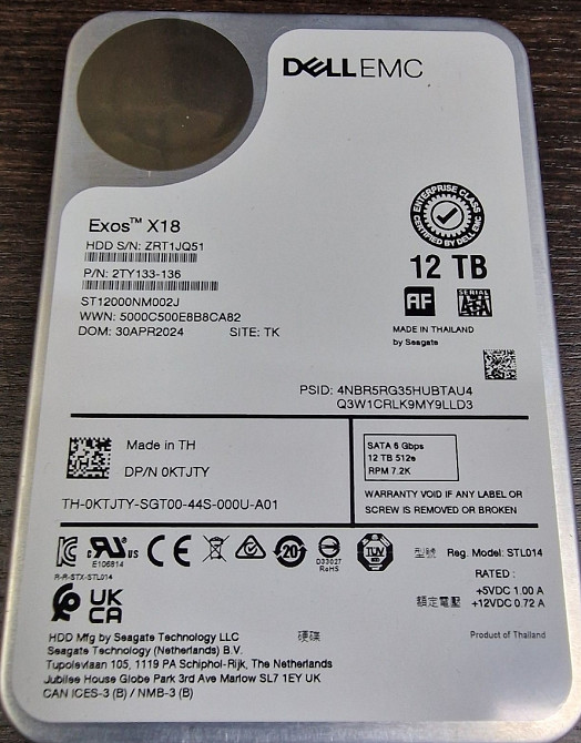 HDD 12Tb 3,5