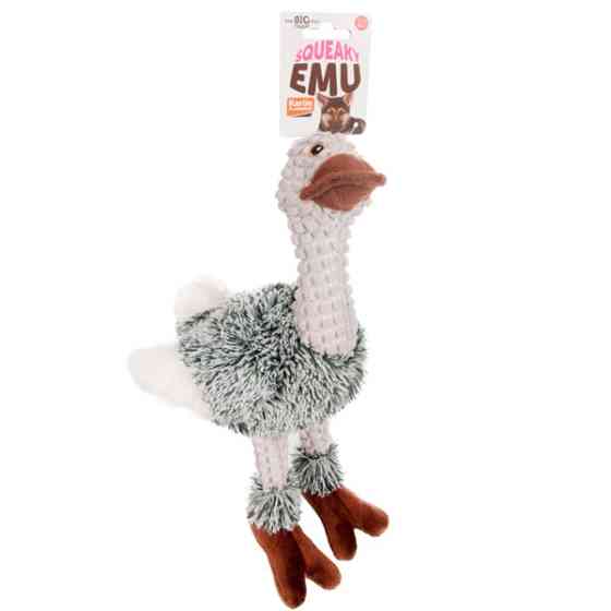 Flamingo Emu Plush ФЛАМИНГО СТРАУС ЭМУ мягкая игрушка с пищалкой для собак Киев