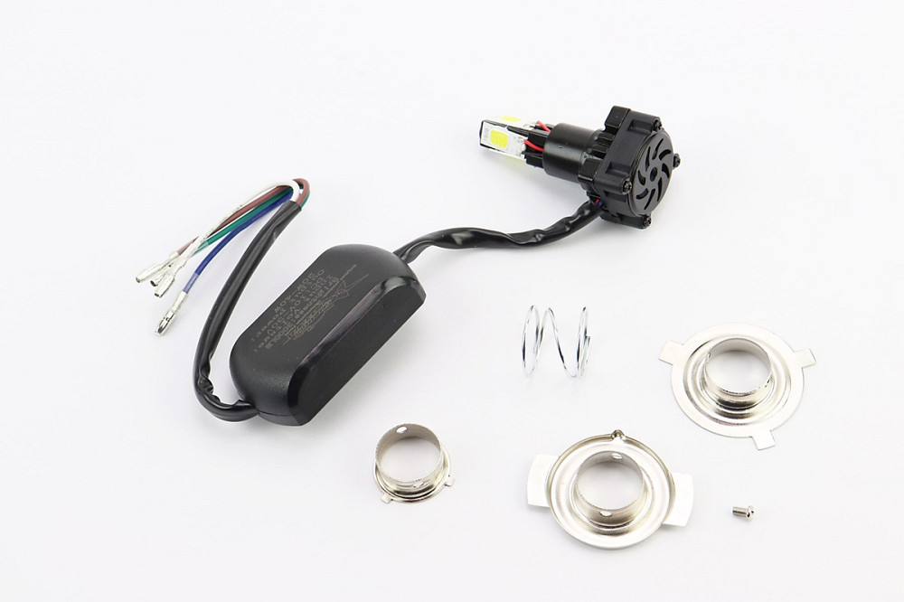 Лампа фари діодний LED-4 SUPER універсальна (к-кт різних кріплень), з стабілізатором Киев - изображение 1