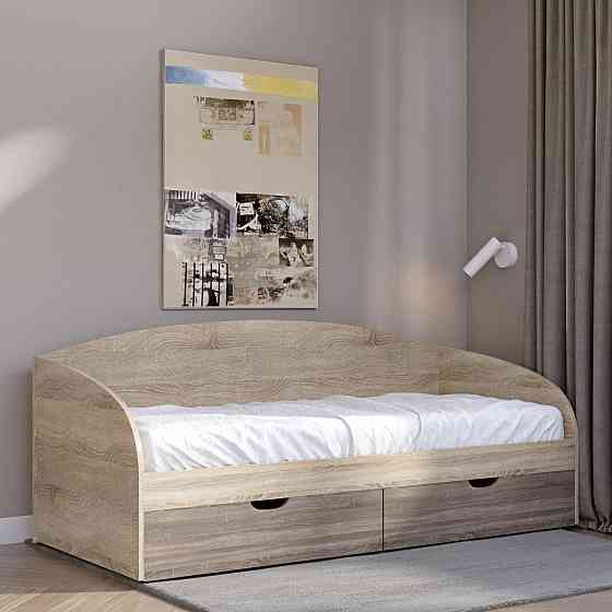 Ліжко односпальне Еверест Комфорт 80х190 см сонома/трюфель (DTM-2097) Львів