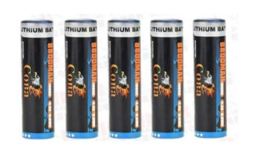 Акумулятор Li-ion 18650 8800mAh 4.2V Black для ліхтарів, годинників та ламп Київ
