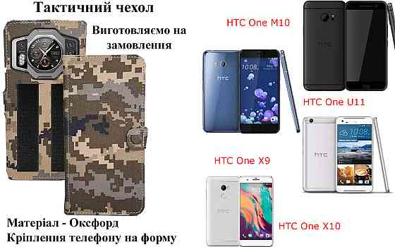 Тактический чехол для Gigaset GX290 Plus, крепится к снаряжению на липучке Киев