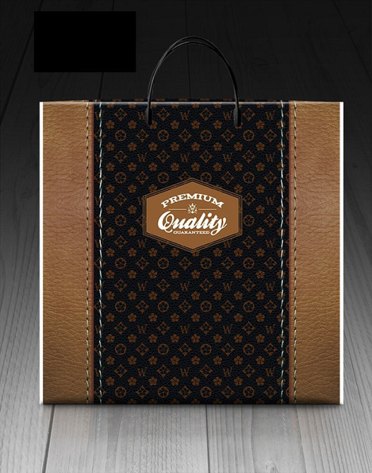 Пакет-сумка 40х45 з пластиковою ручкою  