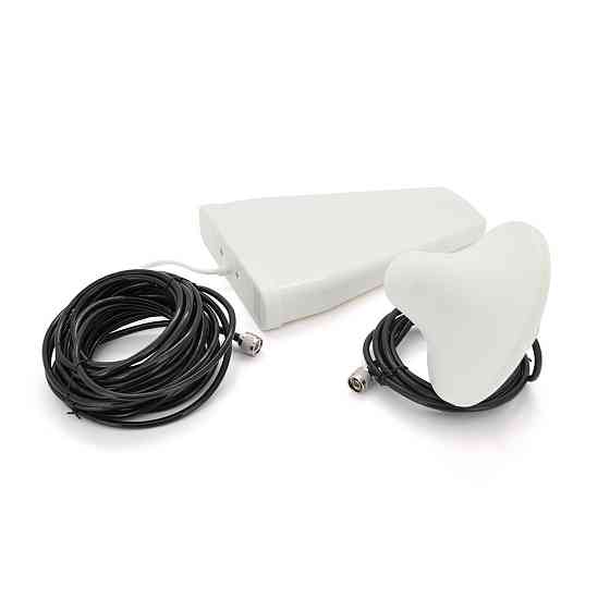 Комплект підсилювач GSM306-3G-4G 900/1800/2100МГц. Підсилювач тридіапазонний, антена прийому 20м кабелю, антена ретрансляції 3 Київ