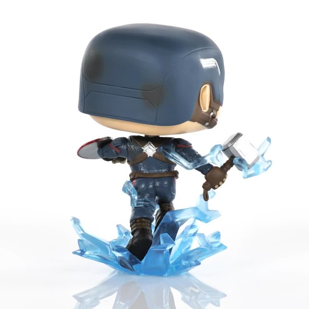 Ігрова фігурка Funko POP! cерії Месники: Фінал - Капітан Америка з мйольніром Дніпро - фото 4