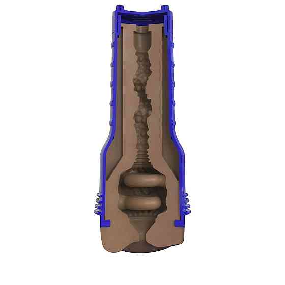 Мастурбатор-попка Fleshlight Boost Blast Female Medium Dark Flesh, плаваючі кільця Turbo Tech Sex Aura Київ