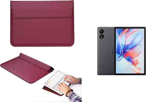 Чехол-конверт VitoCase для Blackview OSCAL Pad 80, с функцией подставки для планшета Бордовый Киев