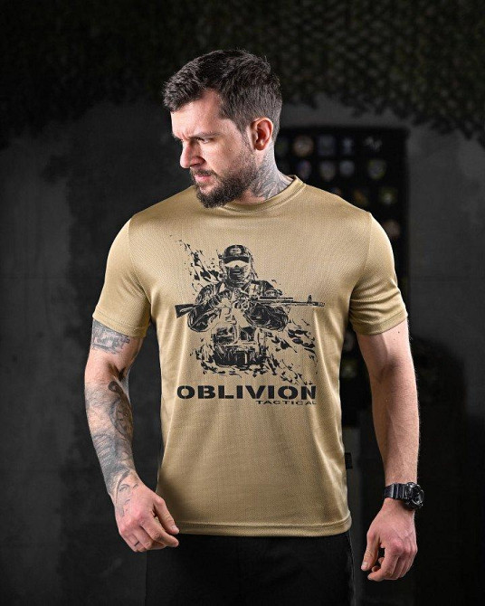 Тактическая потоотводящая футболка OBLIVION  soldier coyot ДЛ7161 Одесса - изображение 1