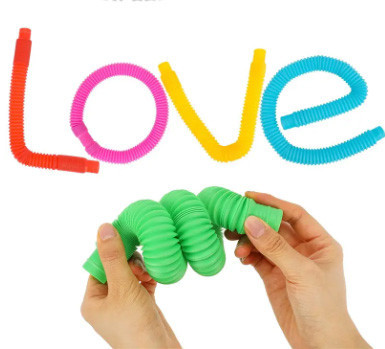 Антистресс для детей светится 6 шт Поп Тюб Pop Tube Киев - изображение 2