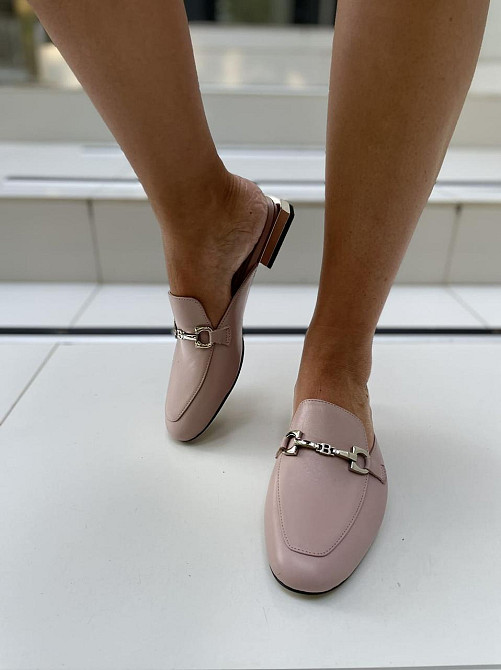 ALEX BELL Шльопанці жіночі ALEX BELL 502 пудра (літо, шкіра натуральна) (4624) Коломыя - изображение 5