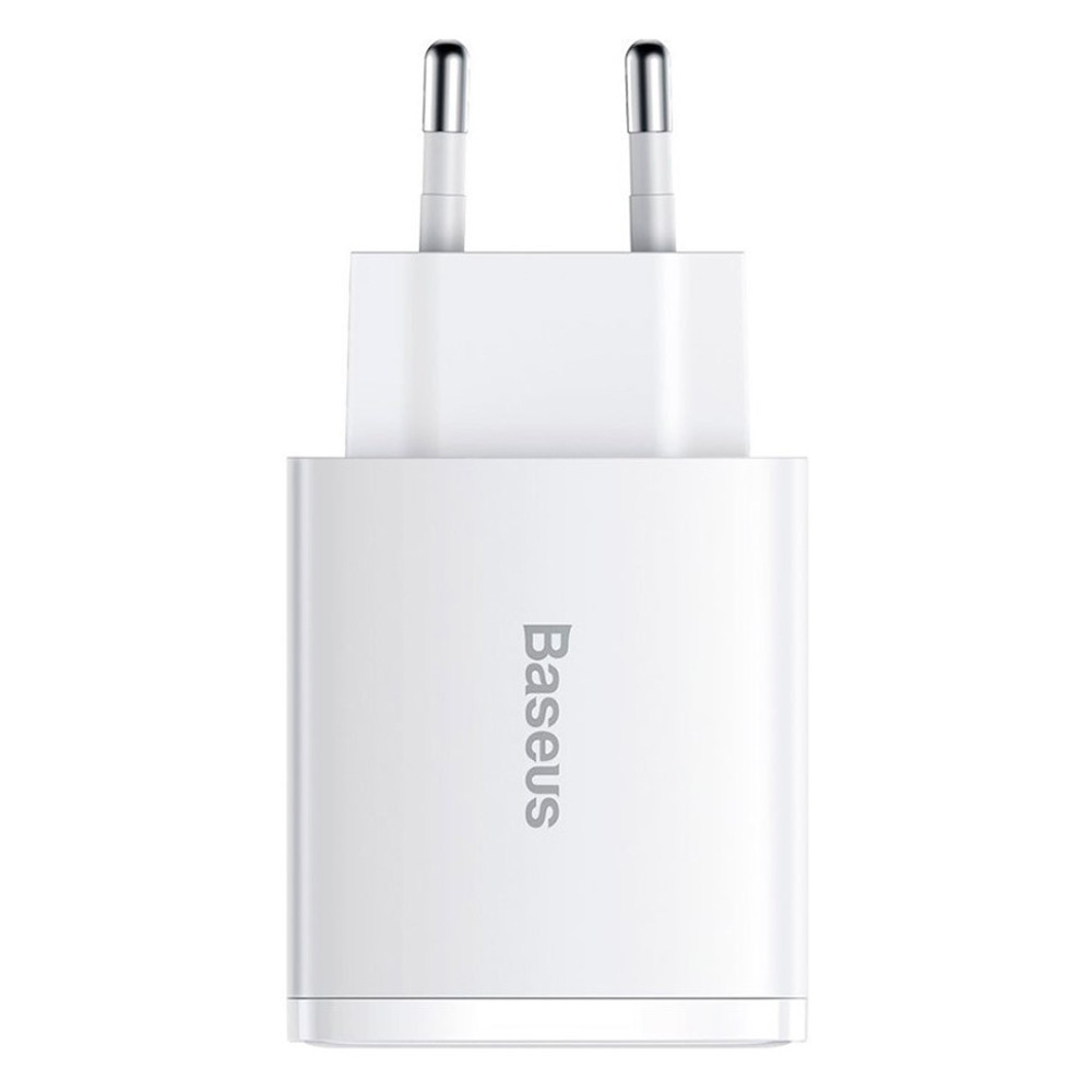 Универсальное сетевое зарядное устройство Baseus 30W Compact Quick Charger CCXJ-E02 (Белое) Николаев - изображение 2