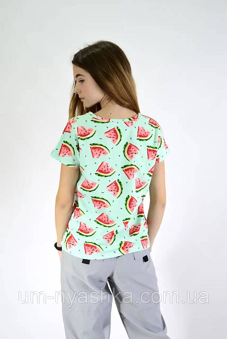 Підліткова футболка з кавунчиками р. 134-158 Кривий Ріг - фото 1