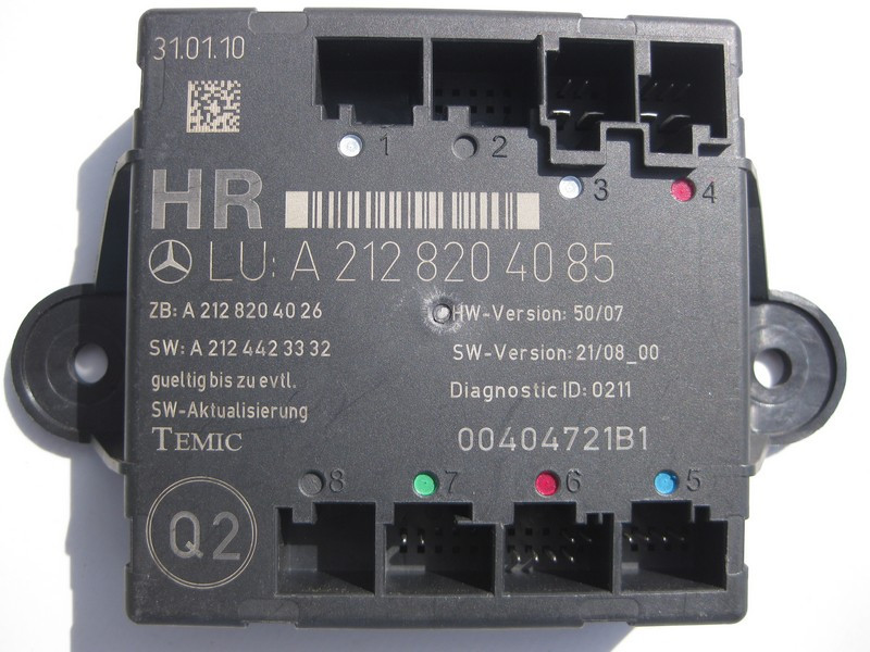 Mercedes-Benz  A2128204185 Блок керування задніх правих дверей C-Class W204 GLK X204 E-Class W212 Одеса - фото 2