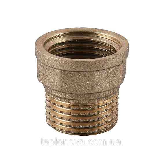 Перехідник латунний 1/2| ВР х 1/2| НР штампований А0601А VA Чернівці