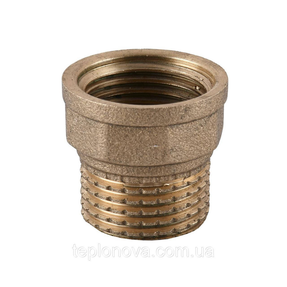 Перехідник латунний 1/2| ВР х 1/2| НР штампований А0601А VA Чернівці - фото 3