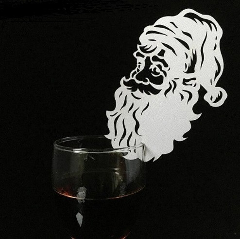 Декор на новый год Дед Мороз 10 штук белый Киев - изображение 1